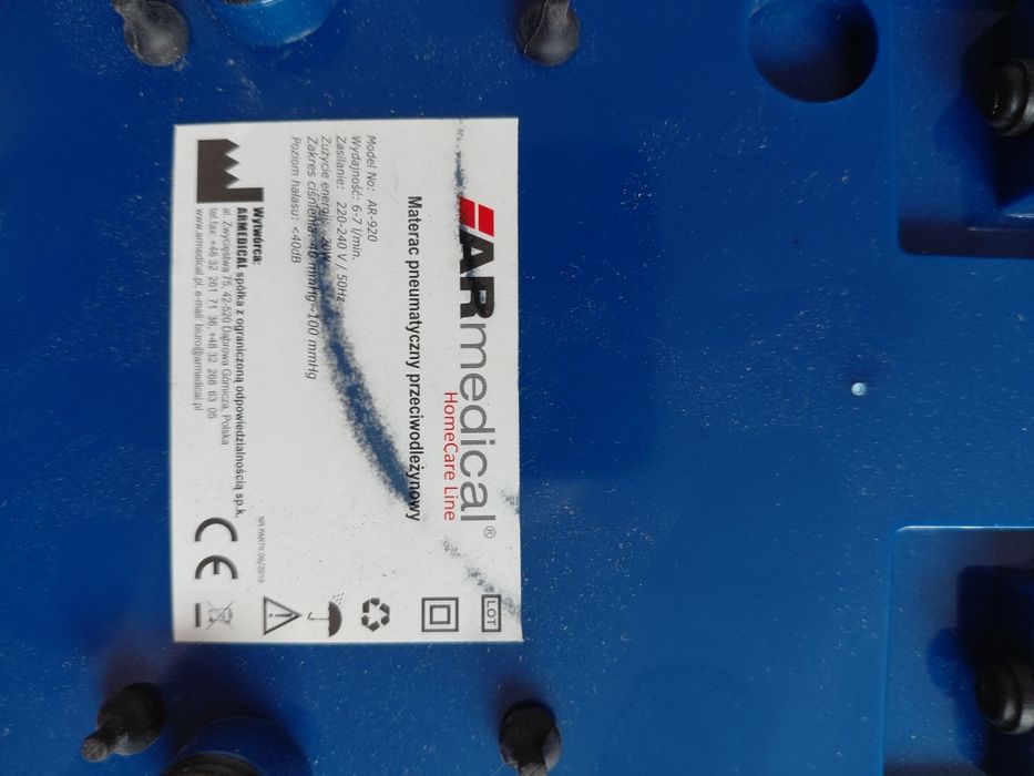 Materac przeciwodleżynowy