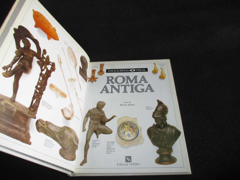 Livros Enciclopédia Visual Verbo Roma Antiga Antigo Egipto e Terras da Bíblia