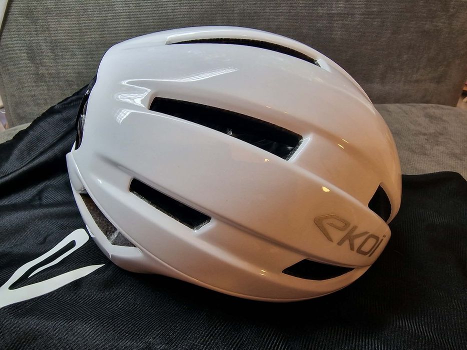 Kask rowerowy Corsa EKOI biały rozmiar S/M