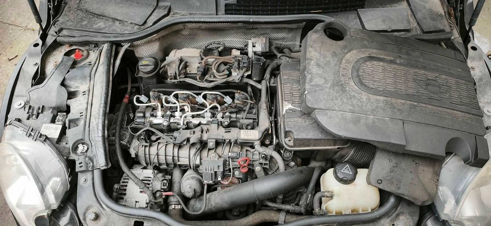 Mini Cooper D 1.6 Diesel 2010 uszkodzony silnik