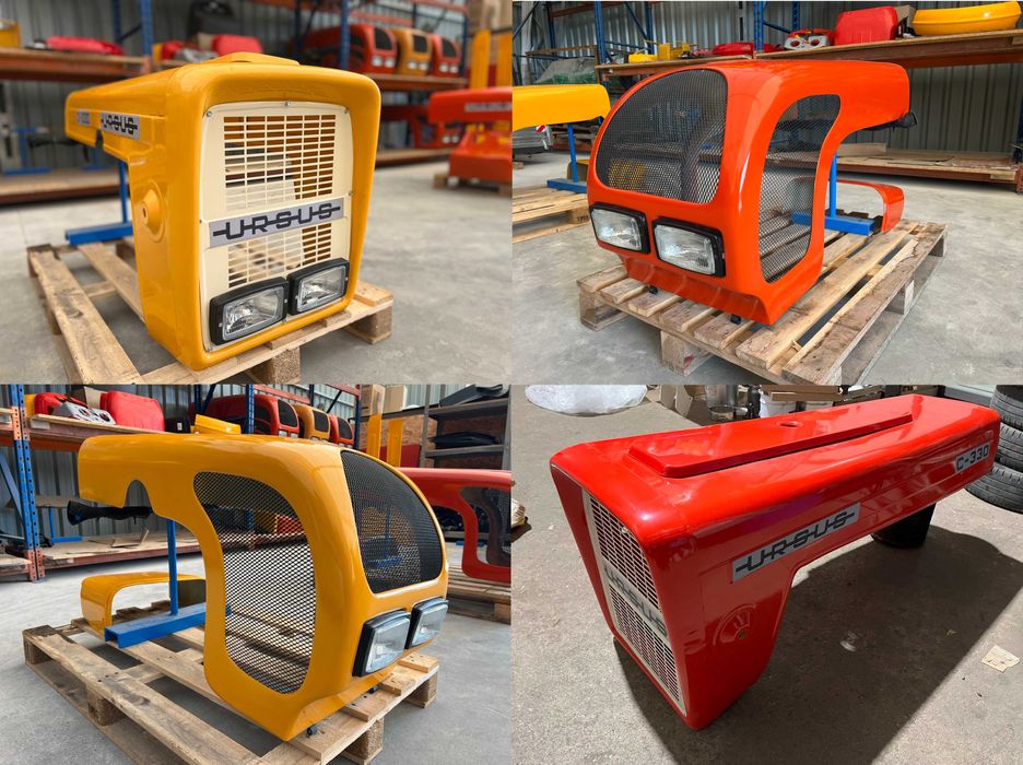 Kabina ciągnikowa kabina Ursus MF235 T25 RUSKI +siłowniki +wycieraczka