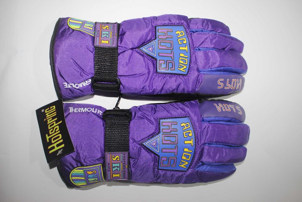 Luvas Ski - M / L - Vintage Retro - Novas - Neve Snow