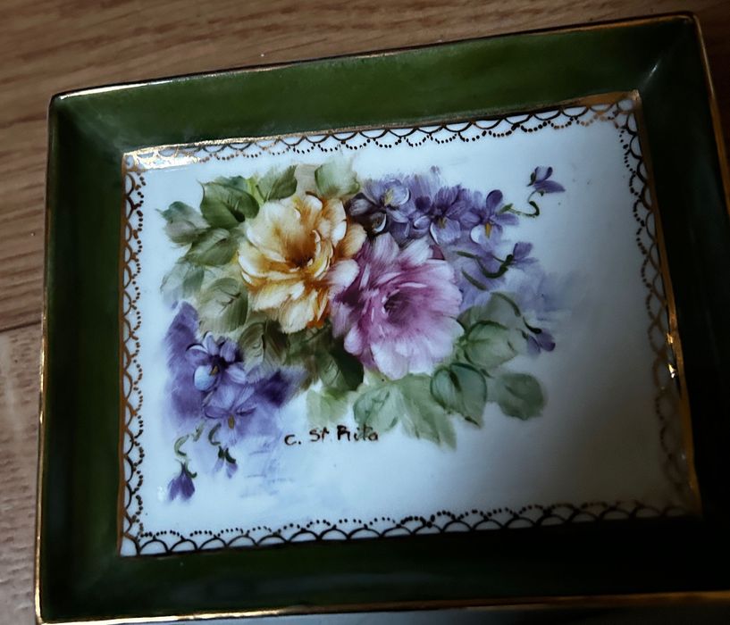 Prato pintado à mão