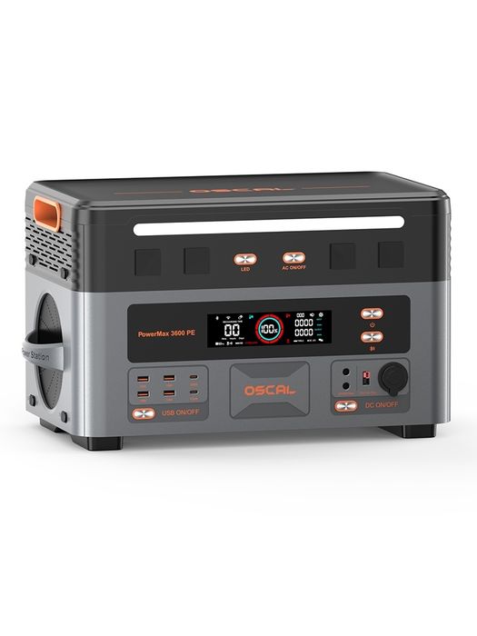 Зарядна станція OSCAL PowerMax 3600PE, нова, євро розетки
