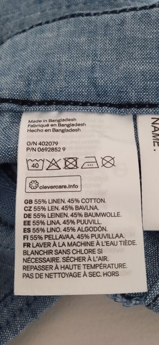 Spodenki rozm 104 h&m 4 szt