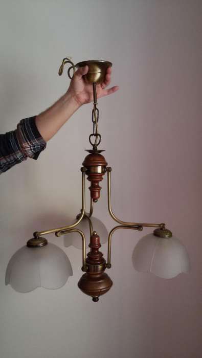 Candeeiro Teto compatível com lâmpadas led