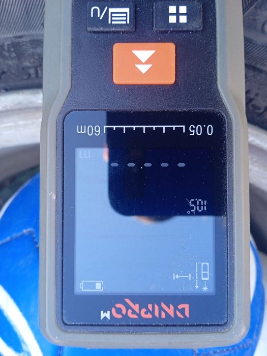 Лазерная рулетка Днипр-М. В эксплуатации совсем мало была,