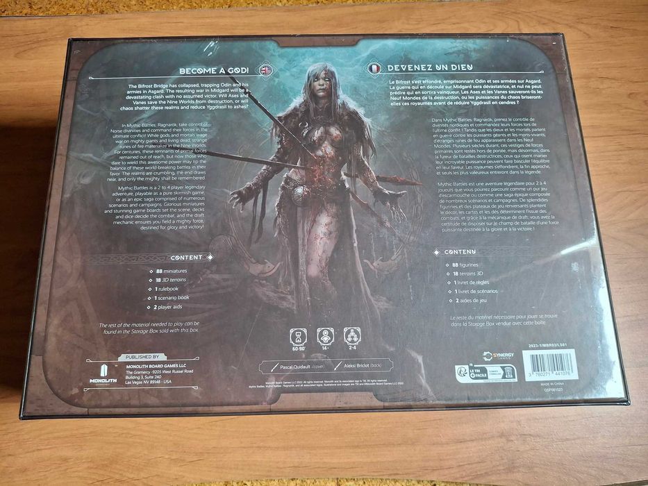 Jogo de tabuleiro Mythic Battles: Ragnarök