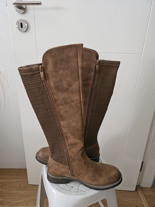 Botas natura como nova