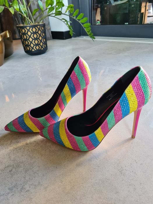 Szpilki kolorowe r.39