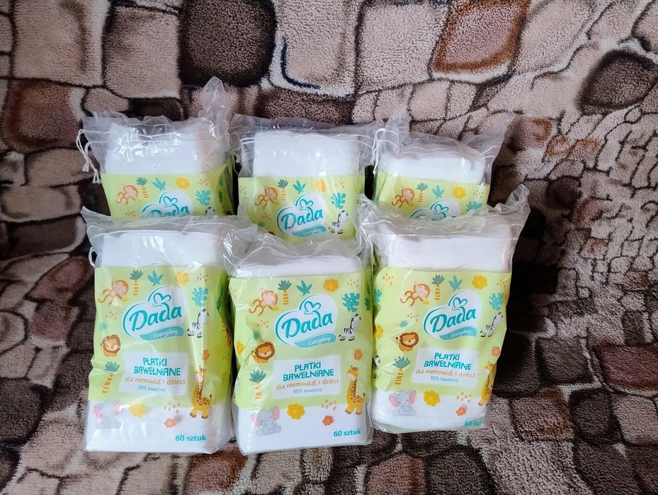 Płatki bawełniane dla niemowląt 6 szt