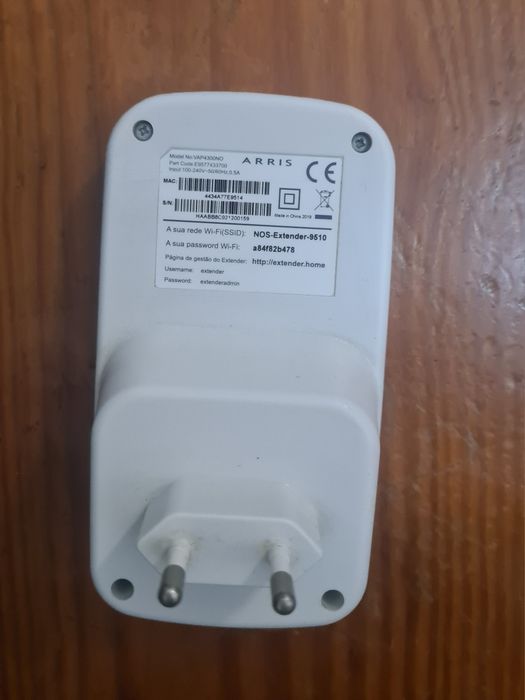 Extensor Router Wi-Fi NOS (Arris VAP4300) – Para alargar sinal