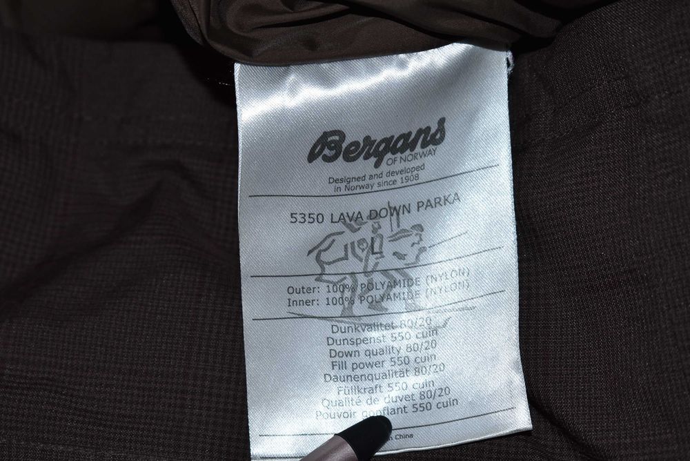 Kurtka Parka Zimowa Bergans 5350 Lava Down 550 Jacket Męska L