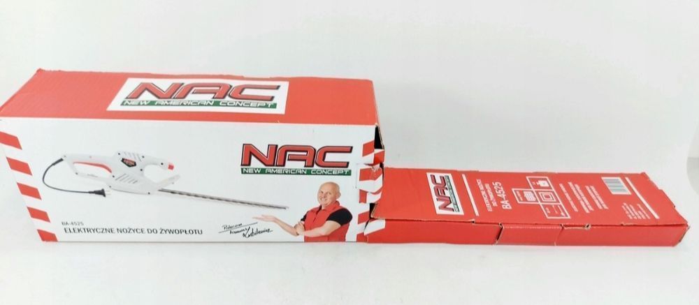 Nożyce do żywopłotu NAC 450W elektryczne sieciowe 41cm dlugie