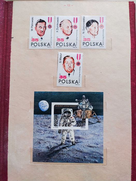 9 klaserów jubileuszowych ze znaczkami Polska 72-91 kompletne