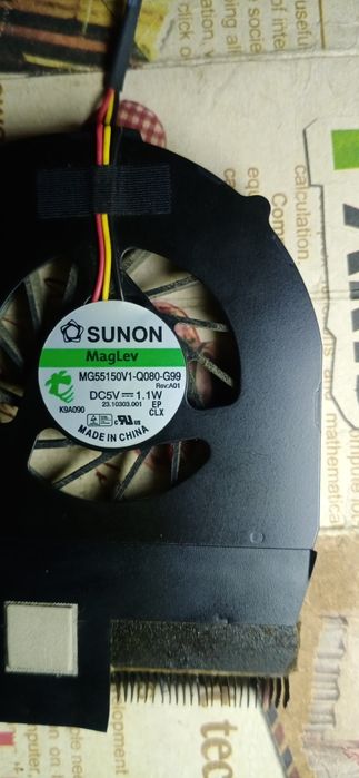 Охолодження ноутбука Acer Aspire 5542, в доброму робочому стані.