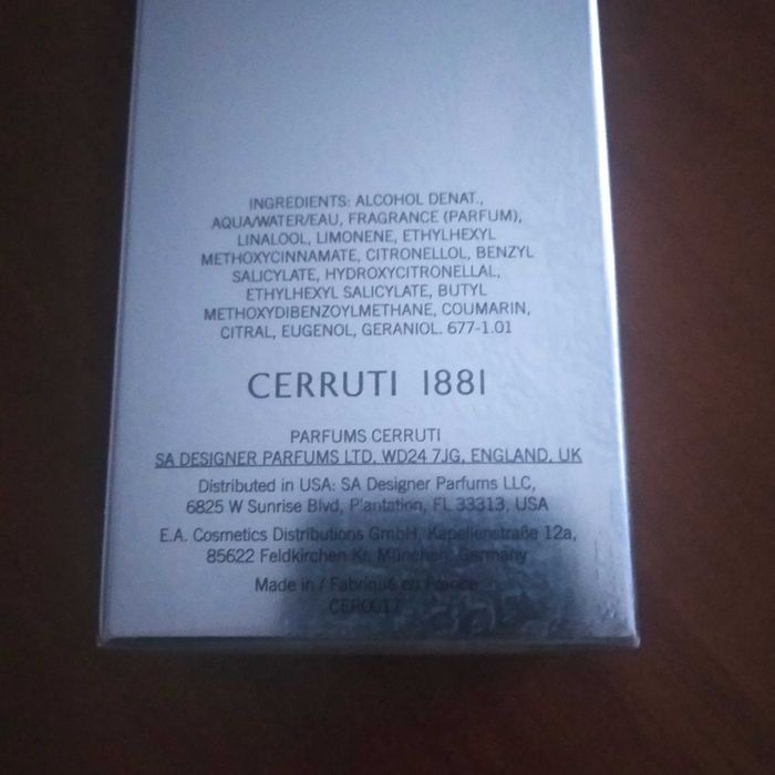 CERRUTI 1881 Silver 50ml
