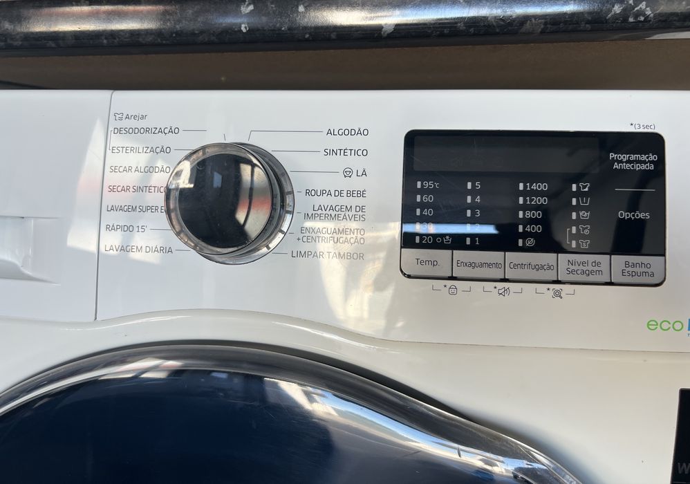 Máquina Lavar/Secar Roupa Samsung EcoBubble