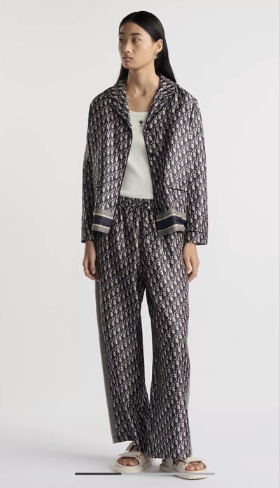 Dior Zestaw Komplet Damski Koszula Spodnie 40 42 L XL Nowe