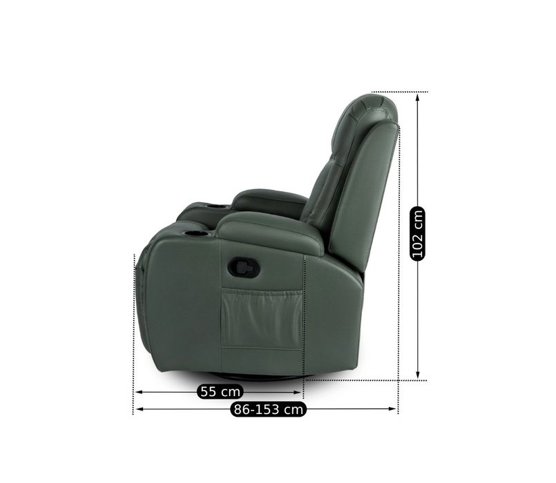 розкладне м'яке крісло реклайнер BOX Масажне крісло массажное кресло