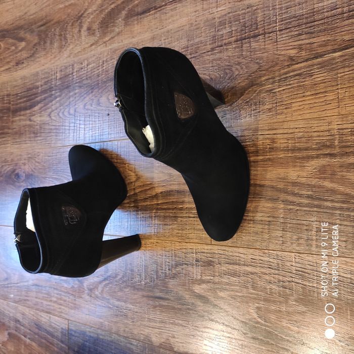 Ботильоны ботинки осень весна натуральная замша 39 размер