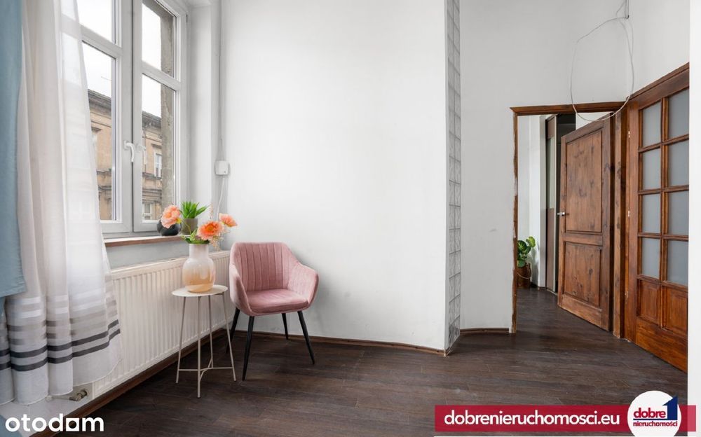 3-pokojowe mieszkanie w kamienicy 52 m² Centrum