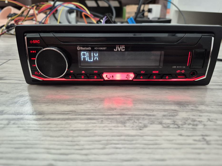 Radio samochodowe JVC 4x50W BLUETOOTH,SPOTIFY,USB,AUX,RDS + gratis