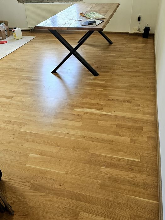 Deska barlniecka podloga z rozbiórki około 25 m2