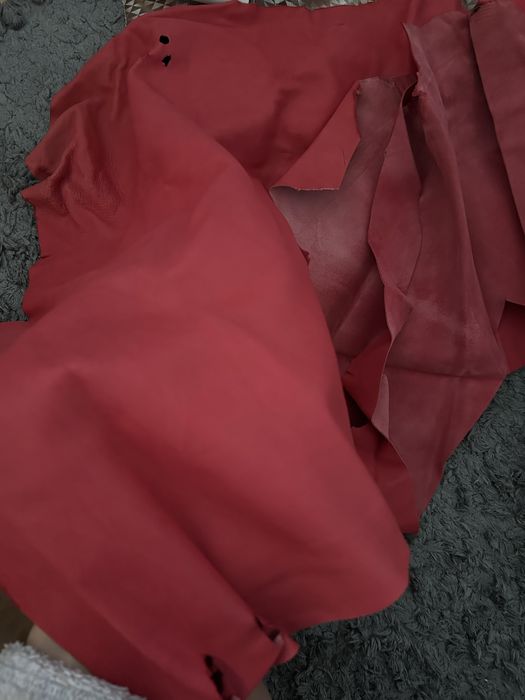 Płaty materiały skóra naturalna