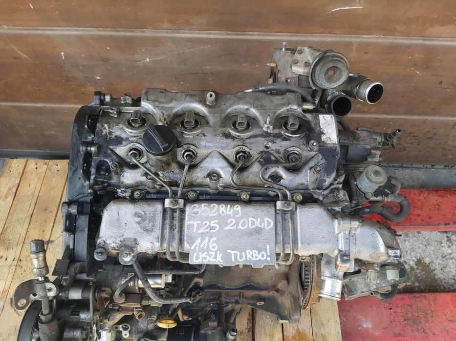TOYOTA Avensis T25 Corolla Verso E12 Silnik kompletny 2,0 D4D 116KM 1CD