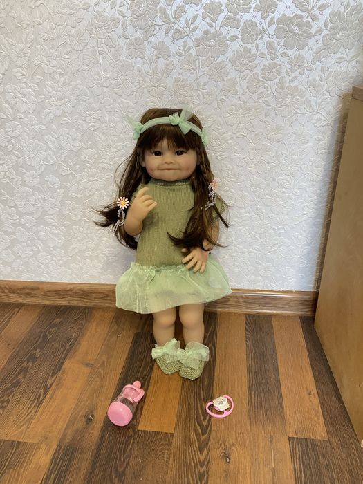 Лялька реборн реалістична нова 55см вініл кукла анатомічна