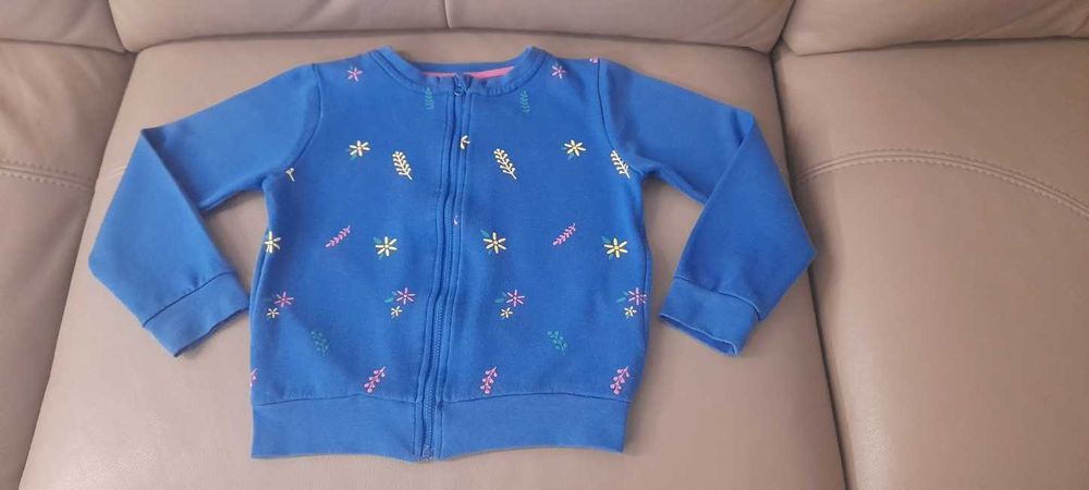 rozm. 116 5.10.15 ocieplana bluza rozpinana dla dziewczynki 116