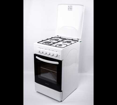 Плита газоелектр. FM5612W 50см. біла (GRUNHELM) електродуховка