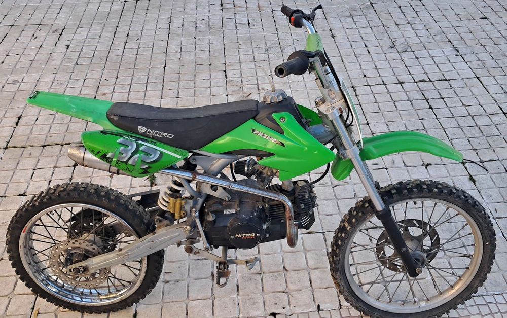 Motorizada de cross nitro 50 usada