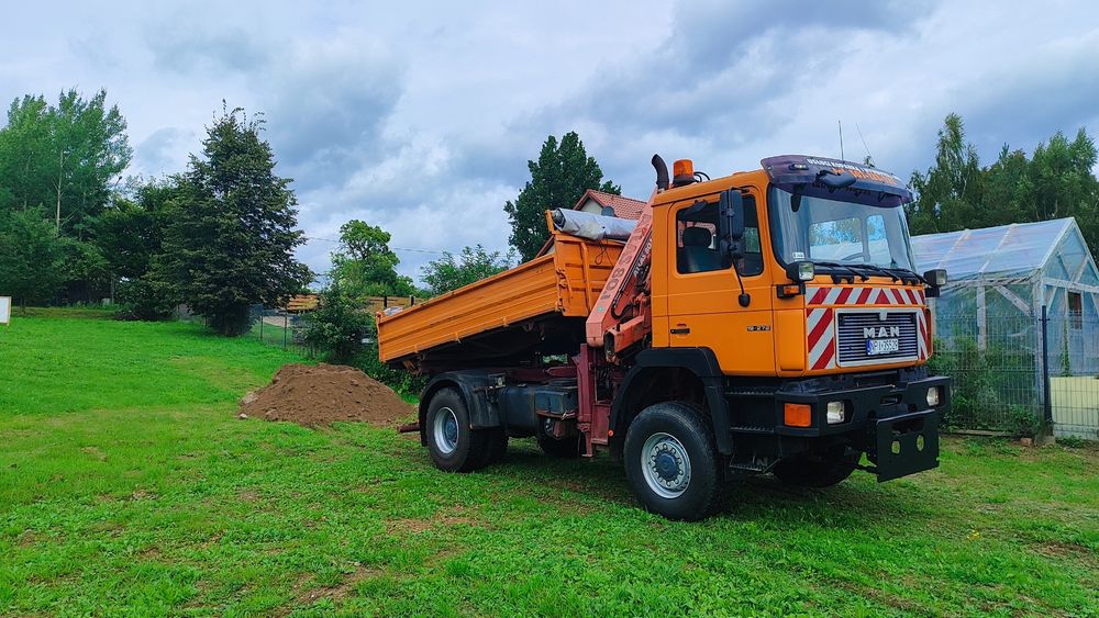 Wywrotka 10t 4x4 + HDS – transport ziemi, kruszywa, palet, big-bagów, odśnieżanie