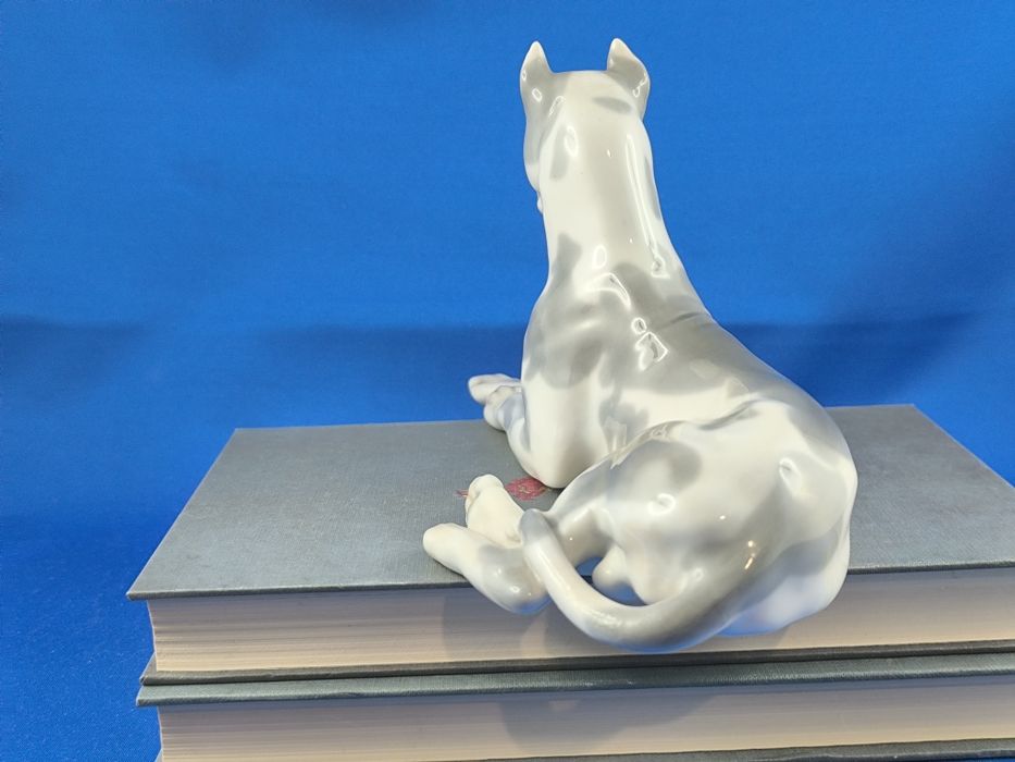 Dog niemiecki Łomonosow LFZ #pies #porcelana #dekoracja #Rosja #ZSRR