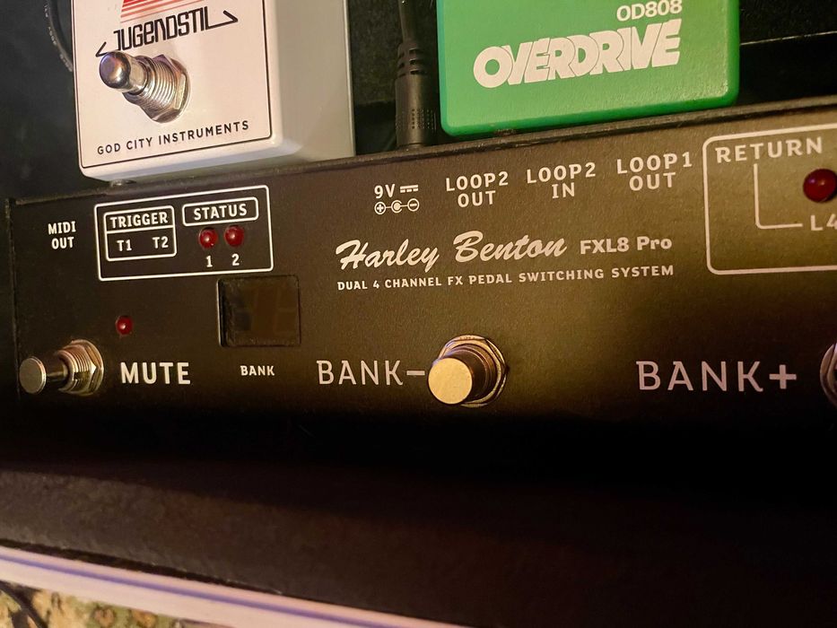 Harley Benton FXL8 Pro Dual 4 Channel FX Pedal Switching System