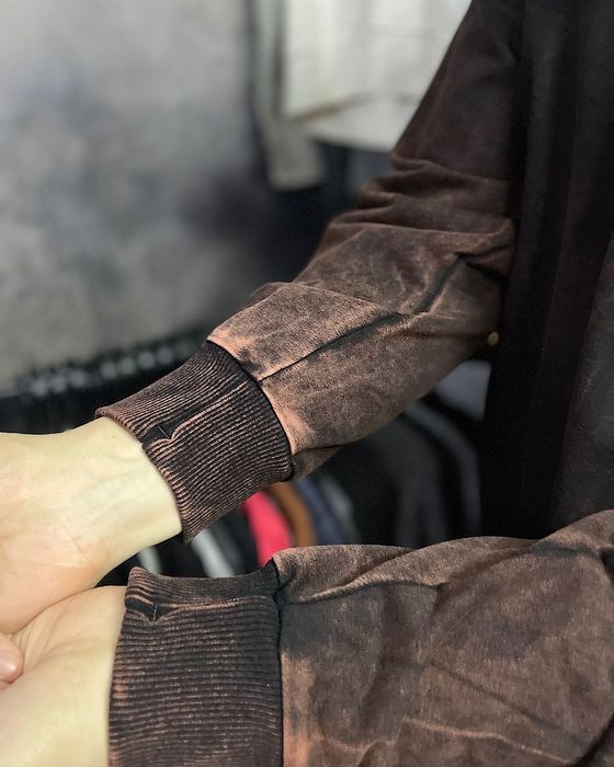 2XL - 3XL OFF DYE OVD poliammidica sweatshirts