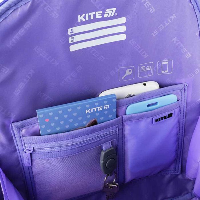 New. Рюкзак шкільний каркасний Kite Education Kuromi на зріст до 145см