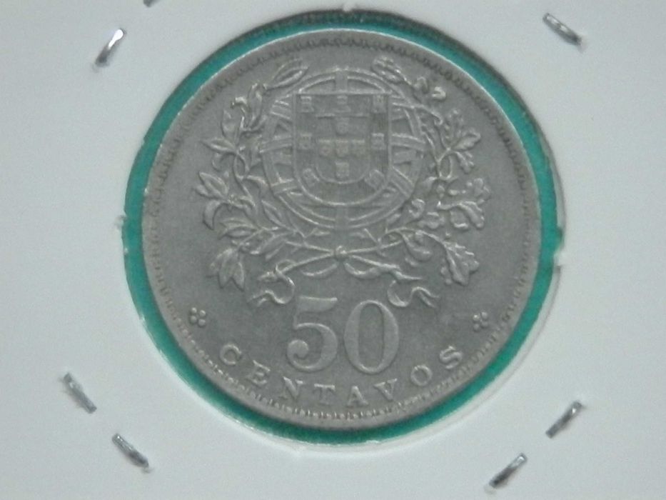 1447 - República: 50 centavos 1944 alpaca, por 9,50