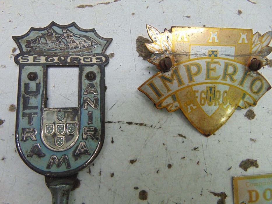 Emblemas companhias do seguro