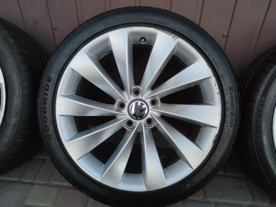 Диски взборі 5 112 18 passat CC колеса з резиною 235 40 18 Interlagos