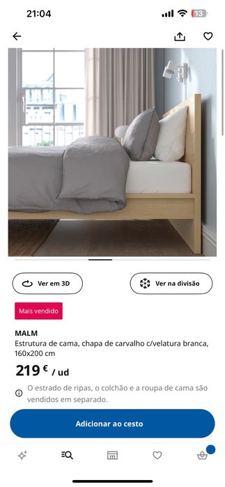 Urgente - Cama de Casal IKEA