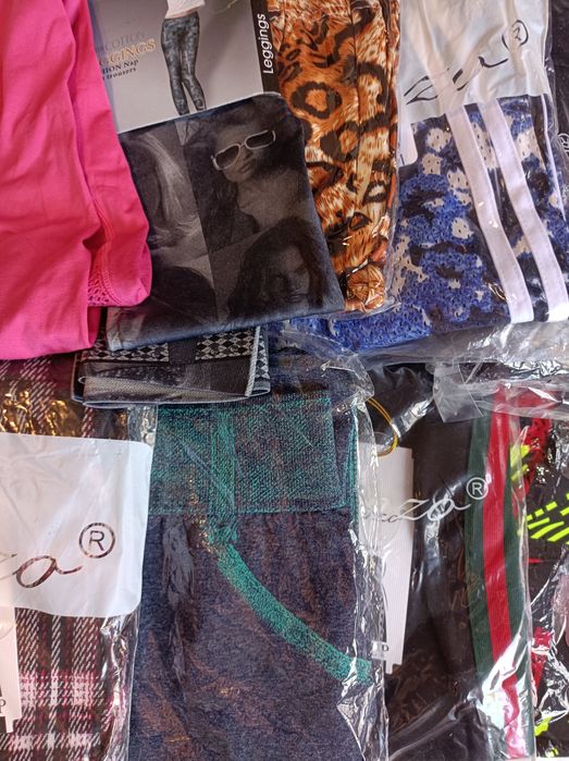 Para Revenda * Lote de 9 Leggings/ calças de senhora