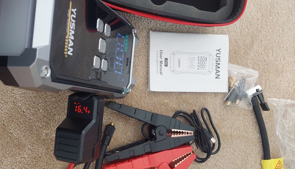 Jump Starter com compressor de ar -  NOVO