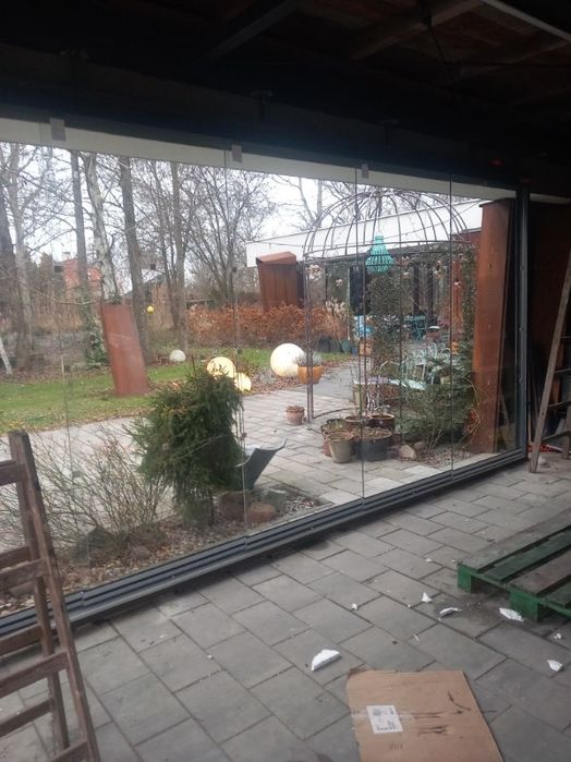 Szyby w systemie przesuwnym