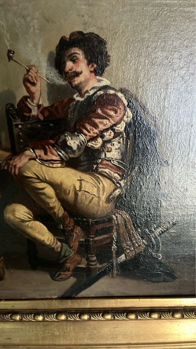 Obraz olejny z ramom