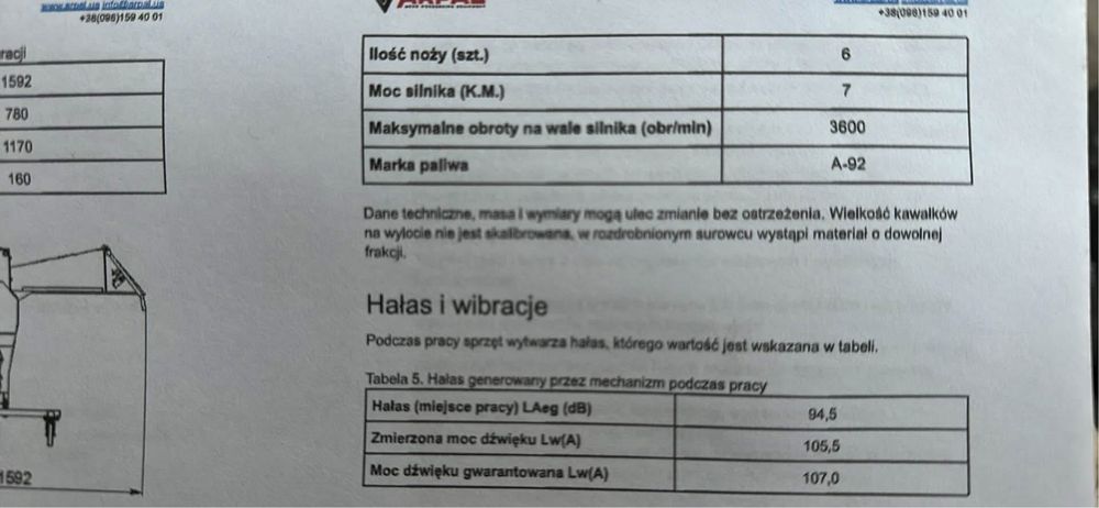 Rębak okazja! Jak nowy