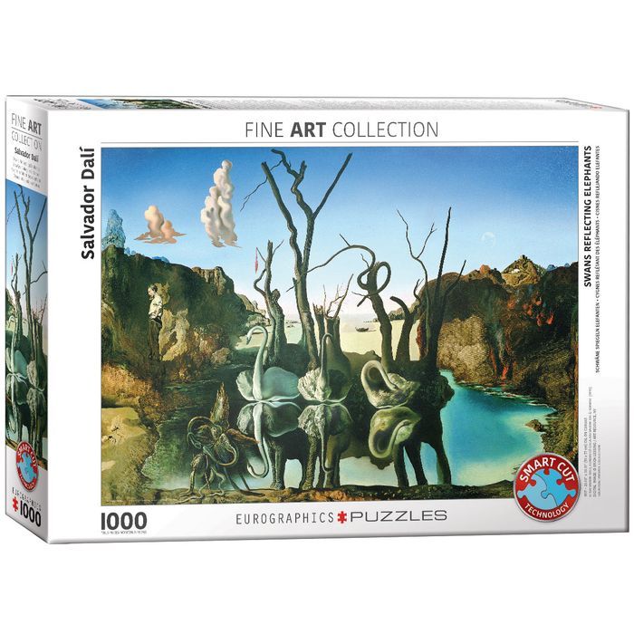Puzzle 1000 Swans Reflecting Elephants 6000-0846 Eurographics Nowa Nieużywana
