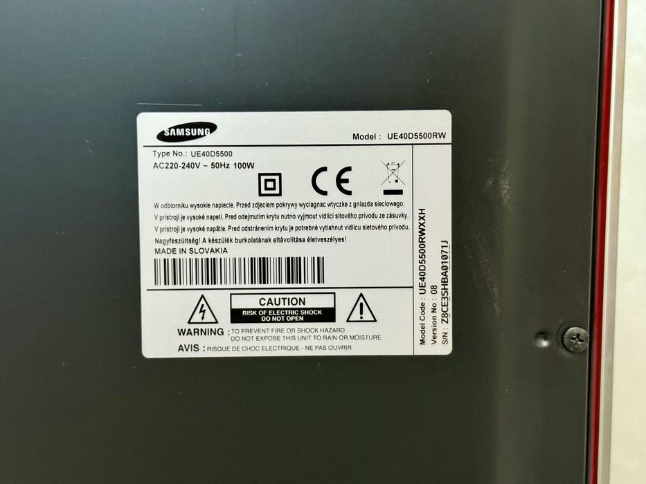РК Телевізор Samsung UE40D5500 40 Дюймів Смарт ТВ Самсунг Smart